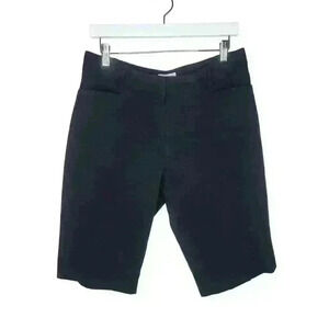 New york & Co women's black dress shorts Bermuda shorts size 10